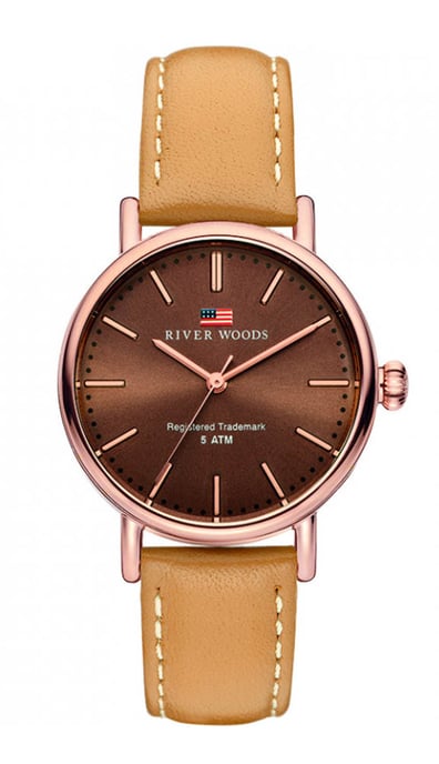 River Woods Oswego Braun Damen Armbanduhr RW340019 - Image 1