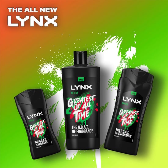 Lynx G.O.A.T Shower Gel up to 12H Refreshing Fragrance XXXL Africa, 700ml