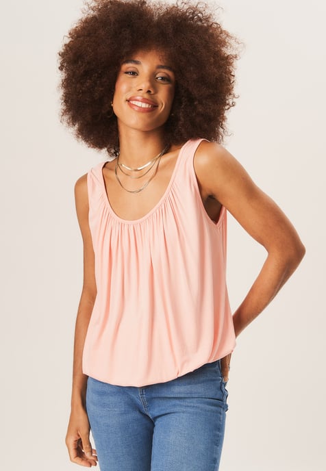 Rouse Neck Oversized Ärmelloses Top - Image 2