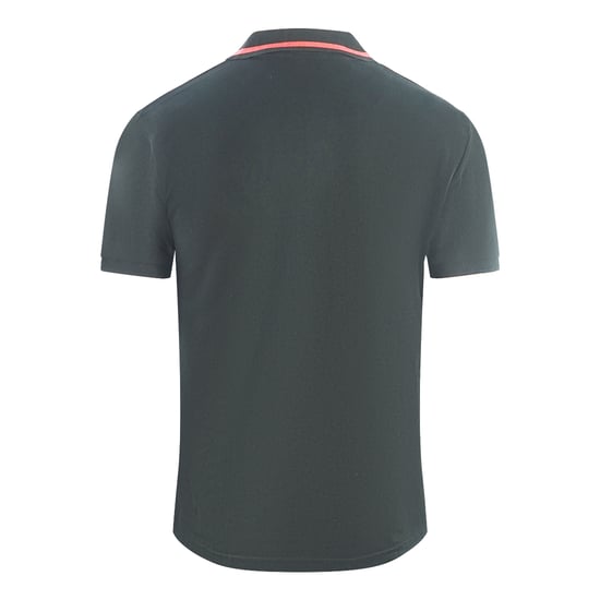 Cavalli Class Zirkulares Schlangenlogo Schwarzes Poloshirt - Image 2