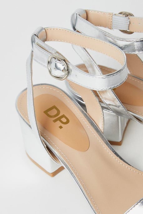 Tommi Barely There Mid Block Heel Sandals - Image 4