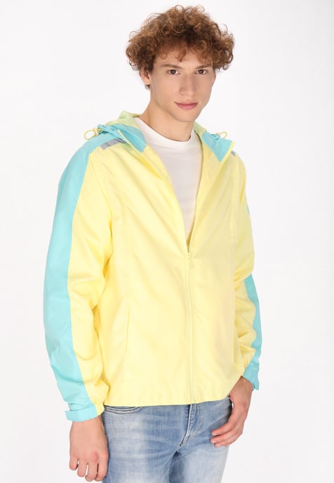 Mo Jacke Herren Hellgelb Türkis - Image 3