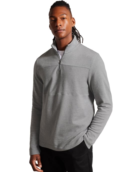 Ted Baker | Herren Langarm Pullover mit halbem Reißverschluss - Gazine - Image 1