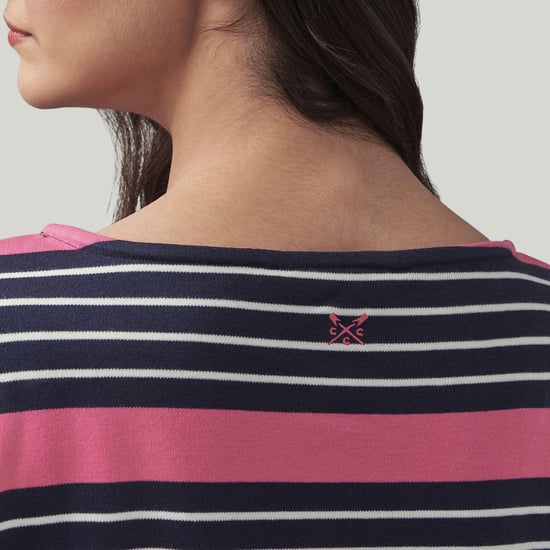 Long Sleeve Striped Cotton Top