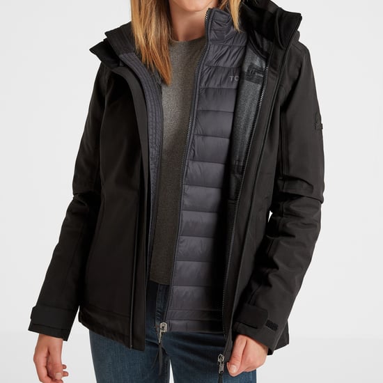 Beverley Womens Waterproof 3-in-1 Jacket Black