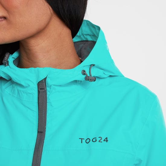 Craven Womens Waterproof Packaway Jacket Ceramic Blue