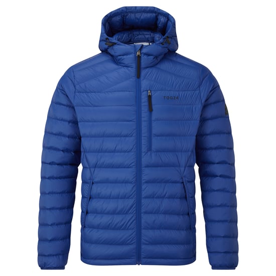 Drax Mens Hooded Down Jacket Royal Blue