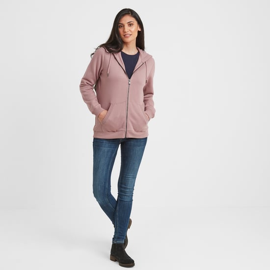 Mia Womens Hoodie Faded Pink