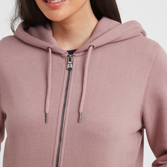 Mia Womens Hoodie Faded Pink