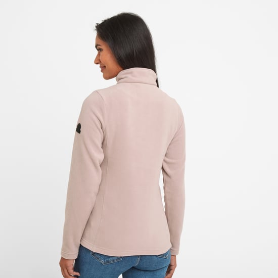 Shire Womens Fleece Zipneck Dusky Pink