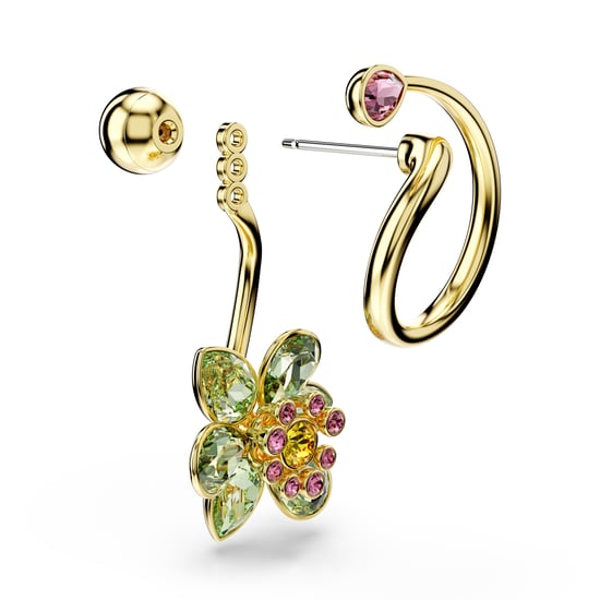 Swarovski 'Idyllia F Florere' Damen Goldbeschichtete Metall Tropfohrringe - Gold 5709025 - Image 3