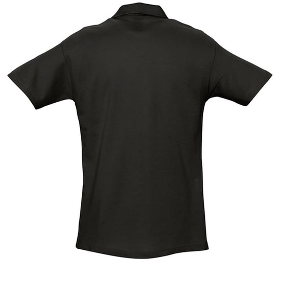 SOLS Herren Spring II Kurzarm-Poloshirt (Schwarz) - Image 2