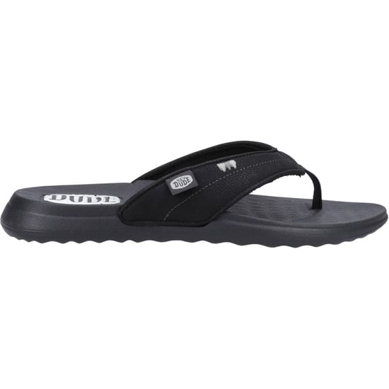 HEYDUDE Christi Flip Klassische Polyurethan Damen Schwarz Sandalen - Image 5