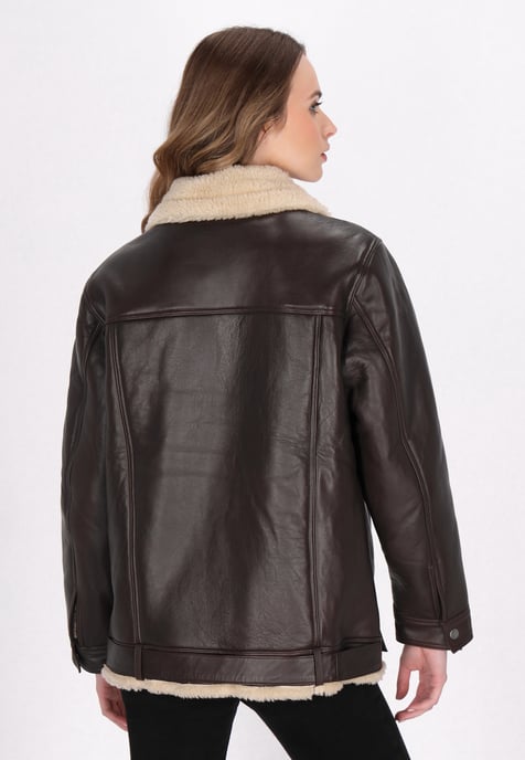 Dreimaster Jacke Damen braun - Image 5