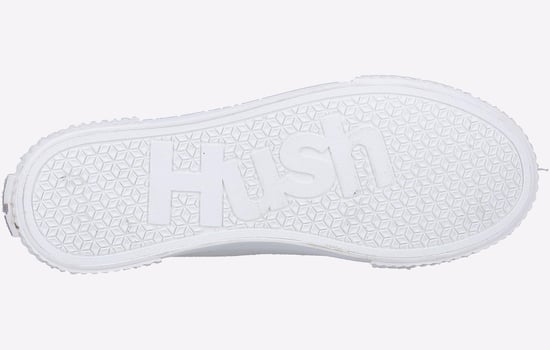 Hush Puppies Brooke Stoff Damen Weiße Turnschuhe - Image 4