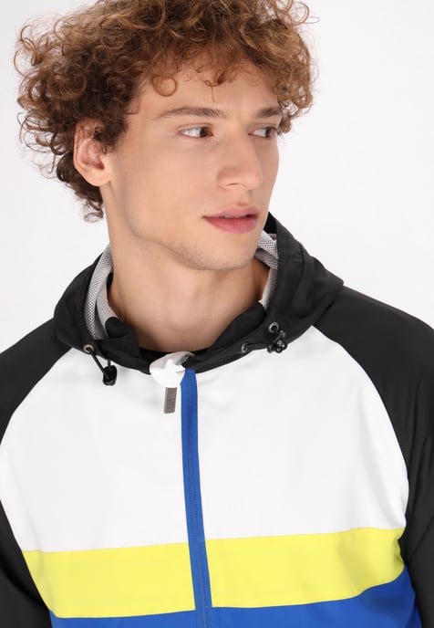 Mo Anorak Herren Königsblau Colorblock - Image 5