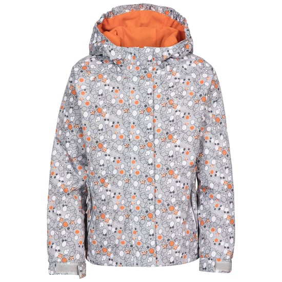 Trespass Kinder / Mädchen Regenjacke Hopeful, wasserfest (Grau gemustert) - Image 1