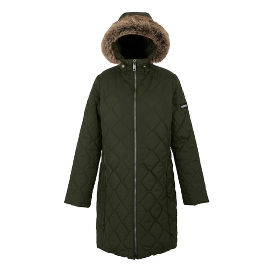 Regatta Womens/Ladies Fritha III Insulated Parka (Dark Khaki)