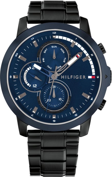 Tommy Hilfiger Jameson Le Herren Schwarz Uhr 1792049 - Image 1