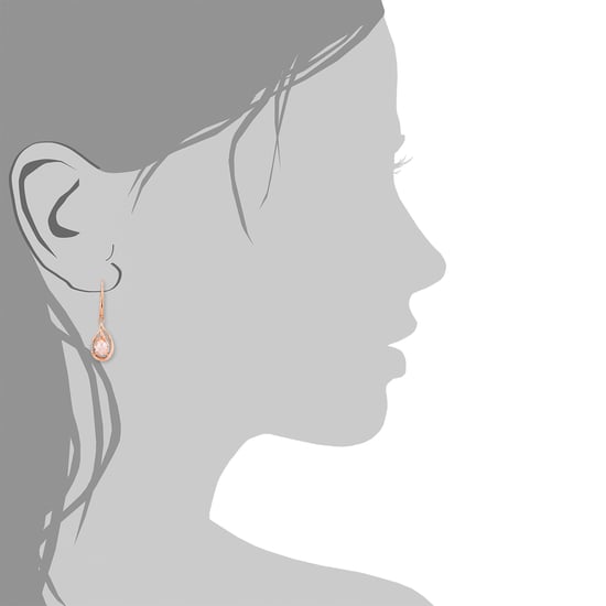Amor earring for ladies, 925 Sterling silver, zirconia synth.