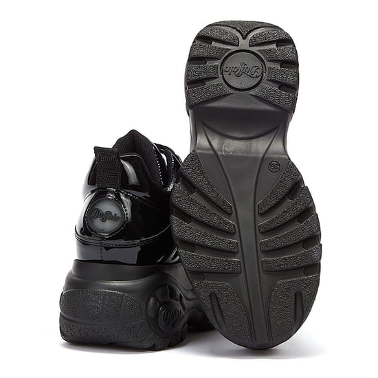 Buffalo London 2.0 Patent Womens Schwarz Turnschuhe - Image 4