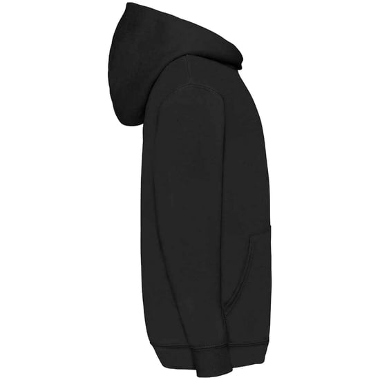 Fruit of the Loom Kinder Kapuzen Pullover Klassik 80/20 (Schwarz) - Image 3