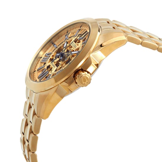 Bulova Sutton Automatik-Herrenuhr Gold 97A162 - Image 3