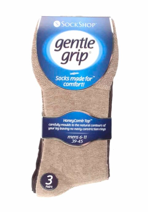 Gentle Grip - 6 Paar Herren Gentle Grip nicht elastische Socken - MGG103 - Image 2