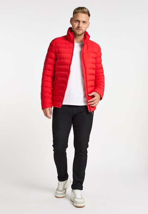 Mo Wattierte Winterjacke Herren Rot - Image 4