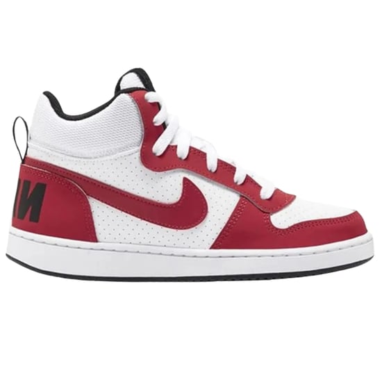 Rote Nike Court Borough Mid Top-Trainer - Image 1