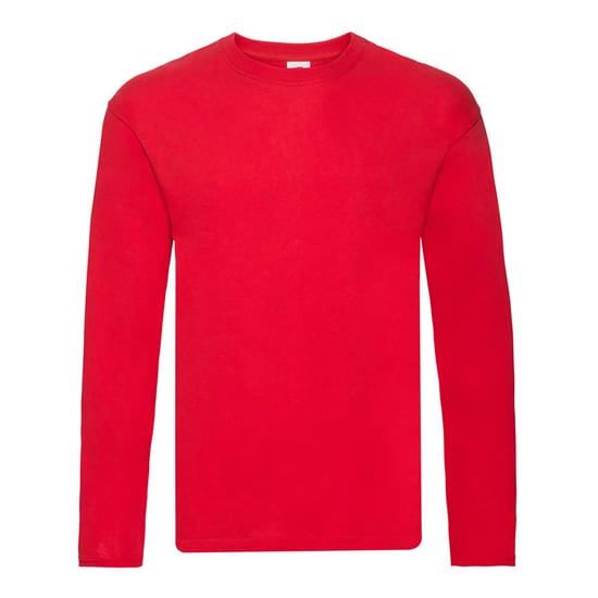 Fruit Of The Loom Herren R Langarm T-Shirt (Rot) - Image 1