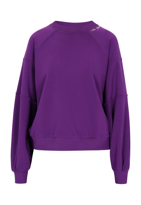 Dreimaster Sweatshirt Damen Dunkellila - Image 1