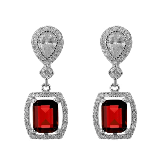 Orphelia 'Enora' Damen 925 Sterling Silber Set: Halskette + Ohrringe + Ring - Silber SET-7426/RU - Image 2