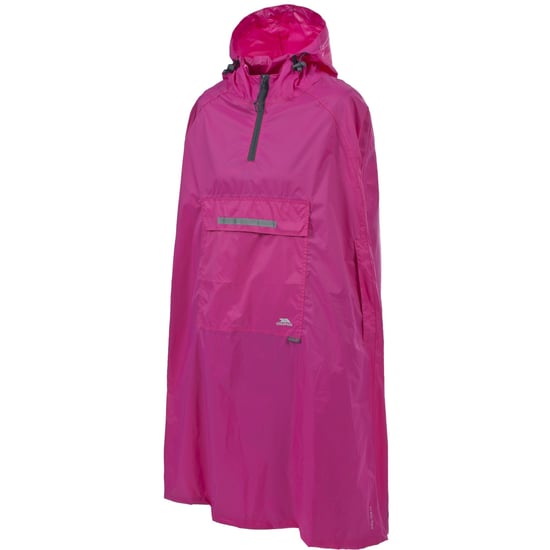 Trespass Qikpac Unisex Regen Poncho mit Kapuze (Sasparilla) - Image 1