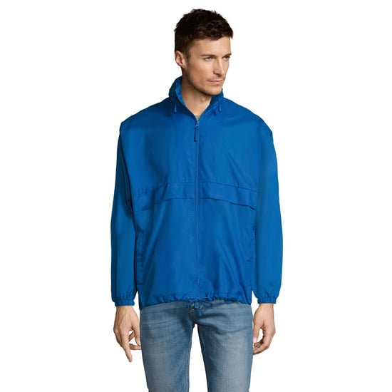 SOLS Unisex Surf Windbreaker Lightweight Jacket (Königsblau) - Image 3