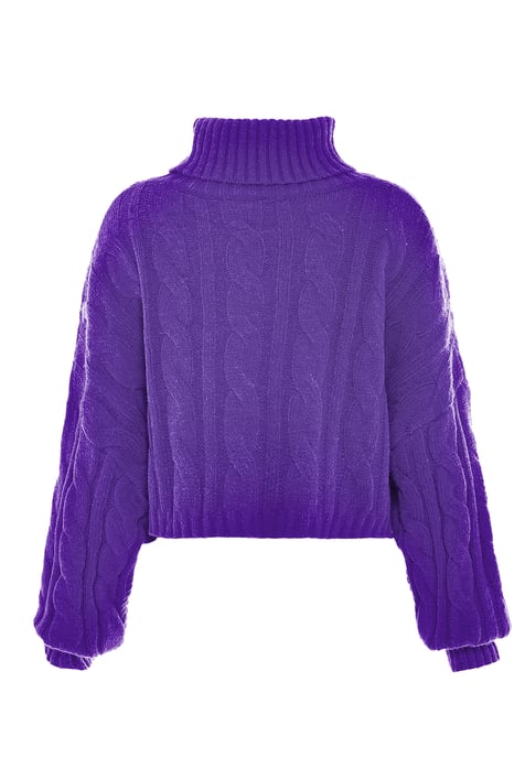 Mymo Rollkragenpullover Damen lila - Image 2