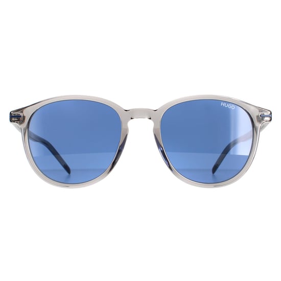 Hugo par Hugo Boss Round Mens Gray Blue Avio HG 1169 / S - Image 1