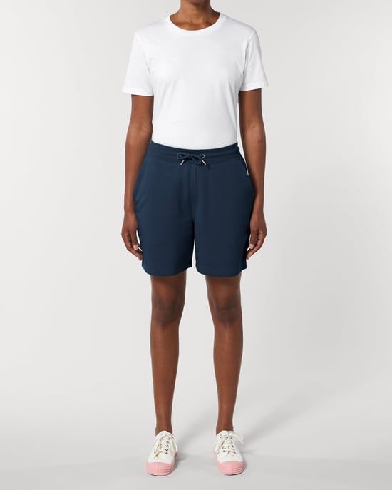 Vayu Unisex Jogger Shorts in Navy