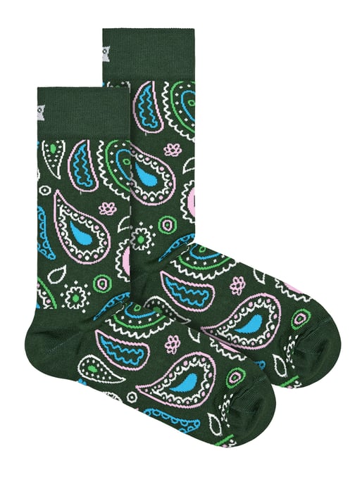 Glückliche Socken - Neuheit Paisley Design Socken | Großes Geschenk - Paisley - Image 1