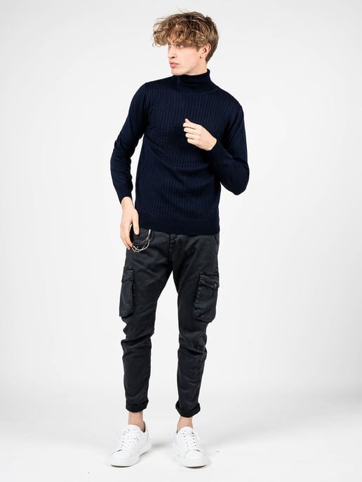 Xagon Man Pullover Herren dunkelblau - Image 5