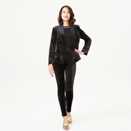 Samtjacke mit flachem Hals - Image 2