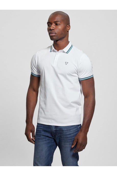 Sport Piqué Polo Weiß - Image 6