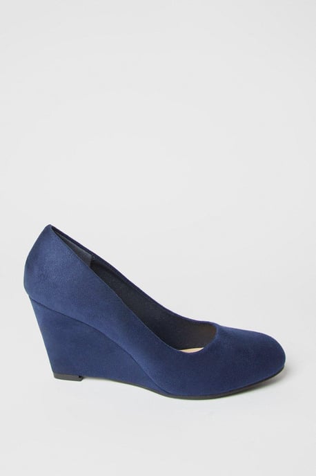 Duke Wedge Court Shoes - Image 1