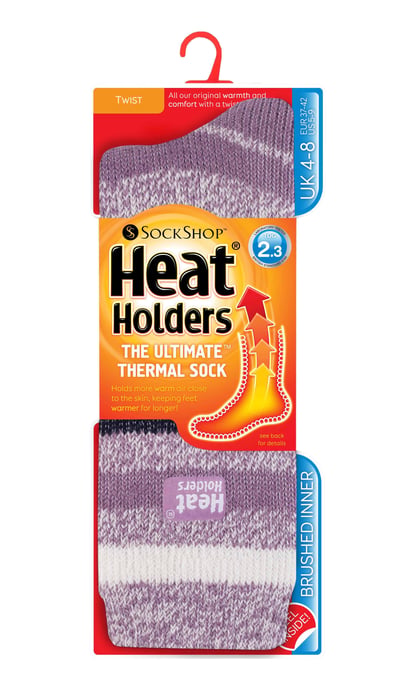 Heat Holders - Chaussettes thermiques épaisses et chaudes pour femmes - Bord De L'amble - Image 2