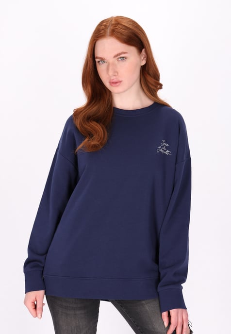 Dreimaster Sweatshirt Damen Marine - Image 3