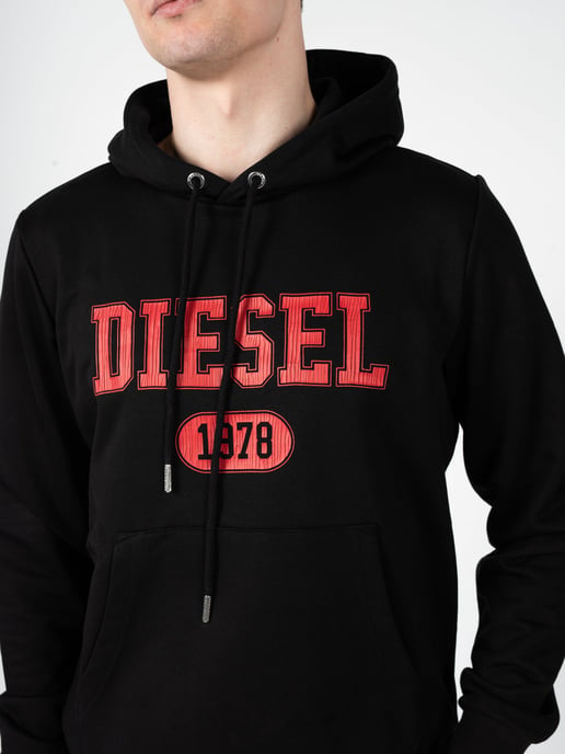 Diesel Sweatshirt S-Ginn Herren Schwarz - Image 5