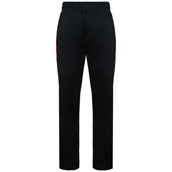 Under Armour Tapered Fit Black Black Men Rival Terry AMP Track Pants 1361638 001