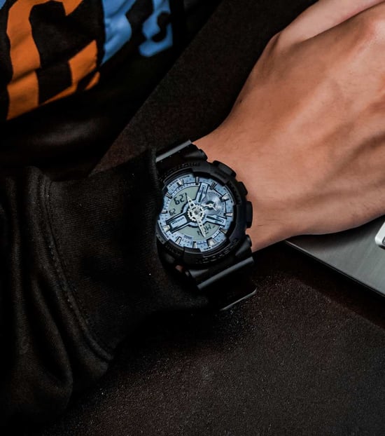 Casio G-Shock Herren Schwarz Uhr GA-110CD-1A2ER - Image 4
