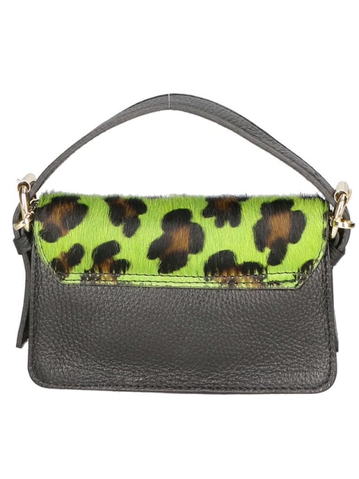 Gave Lux Clutch bag women LEOPARD GREEN