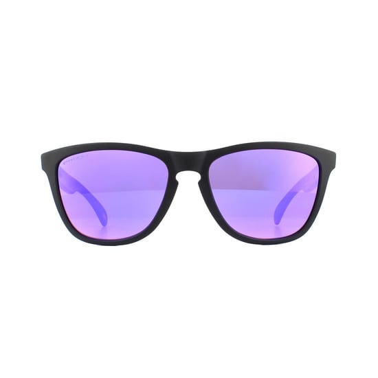 Oakley Square Unisex Matte Black Prizm Violet Sunglasses